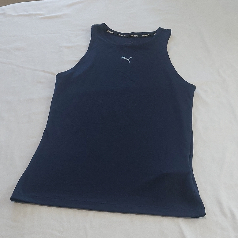 Puma Dark Blue Athletic Tank. Size S